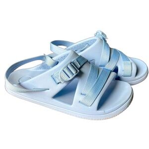 Chaco Chillos Sport Periwinkle Sandals Kids Size 4 Waterproof Summer Blue Purple